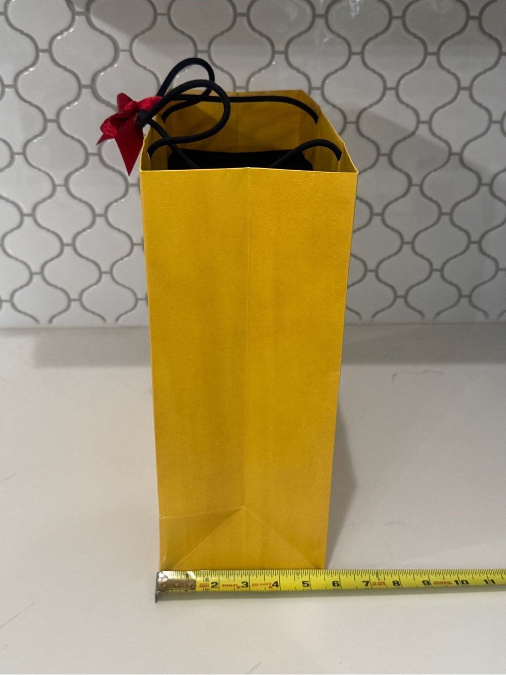 Authentic Fendi Roma Large Hard-Sided Boutique Gift Bag + Satin Ribbon - Picture 4 of 10